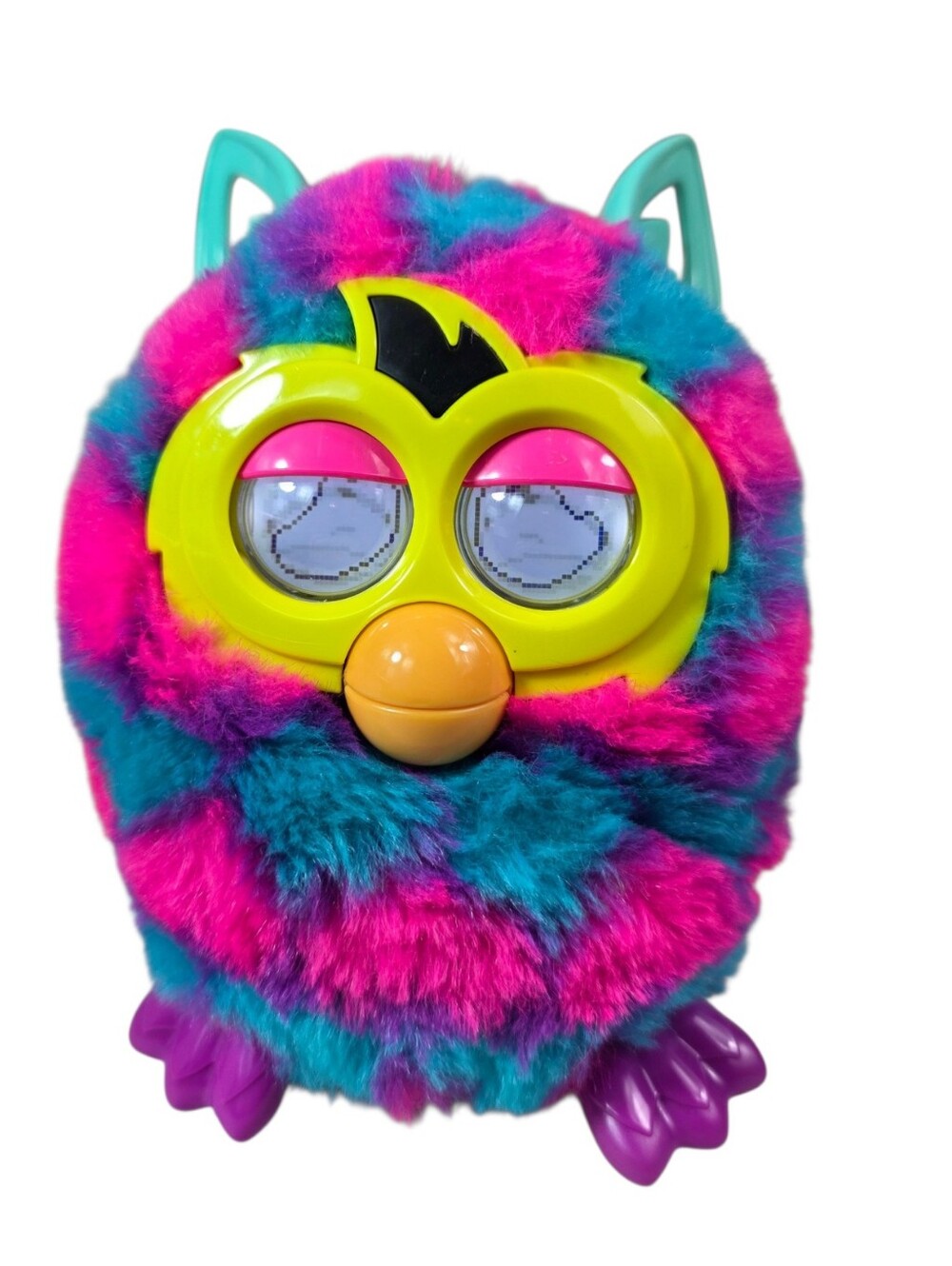 Furby boom pink and teal Hearts 2012